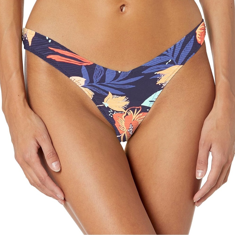 Seafolly | V High Cut Pant Bikini Bottom Swimsuit | “On Vacation Indigo” | NWOT